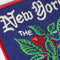 New York Embroidered Patch