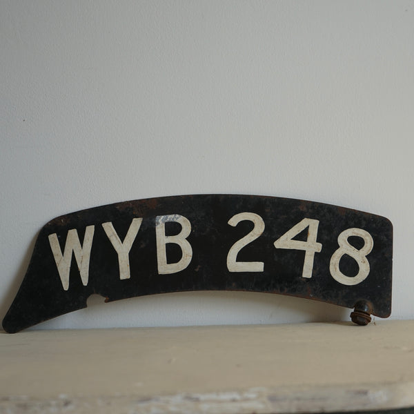 Motorcycle Number Plate