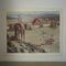 'An American Cattle Ranch' Educational Print