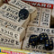 Vintage Wooden Dice Box of 3