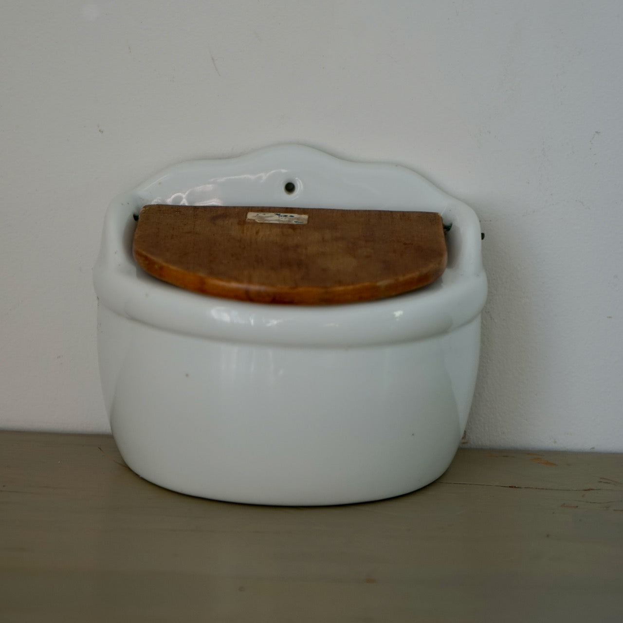 French Ceramic Match or Salt Holder
