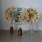 French Advertising Paper Fans