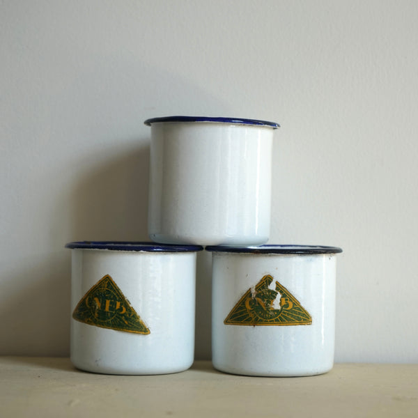 Set of 3 Enamel Cups