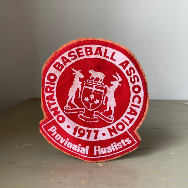 1977 Ontario Baseball Association Patch