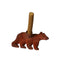 Brass Bear Incense Holder