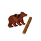 Brass Bear Incense Holder