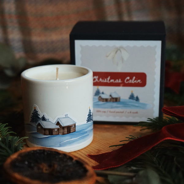 Christmas Cabin Candle