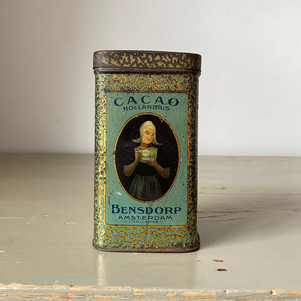 Antique Dutch Cacao Tin - Bensdorp