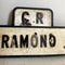 Vintage French Road Sign