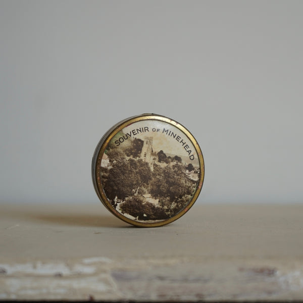 Souvenir of Minehead Powder tin
