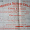 Antique Minerva Motors Shares Certificate