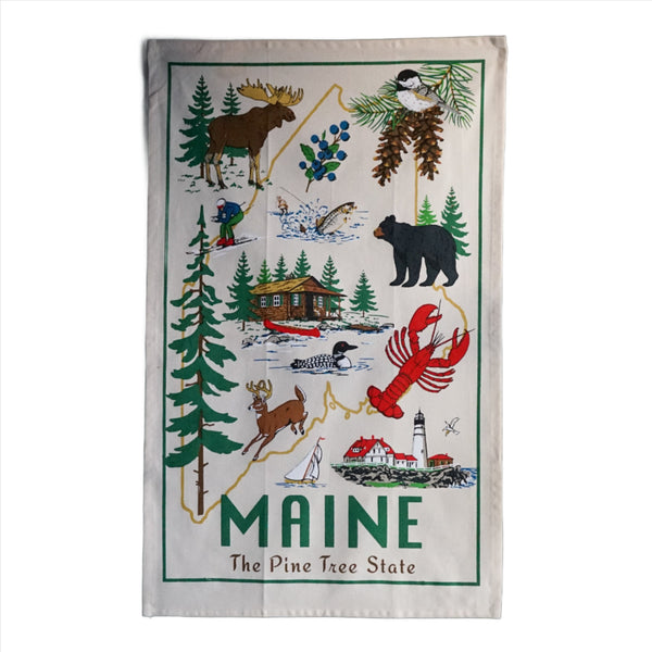 Maine Tea Towel