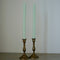 A Pair Of Brass Candle Stick Holders