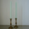 A Pair Of Brass Candle Stick Holders