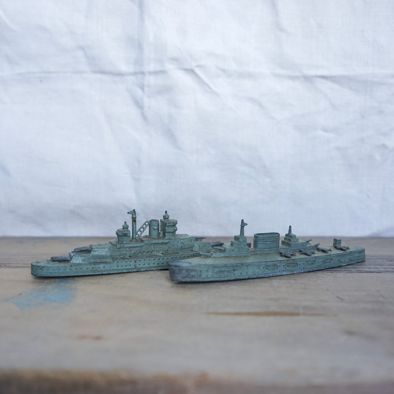 Vintage Metal Battleship