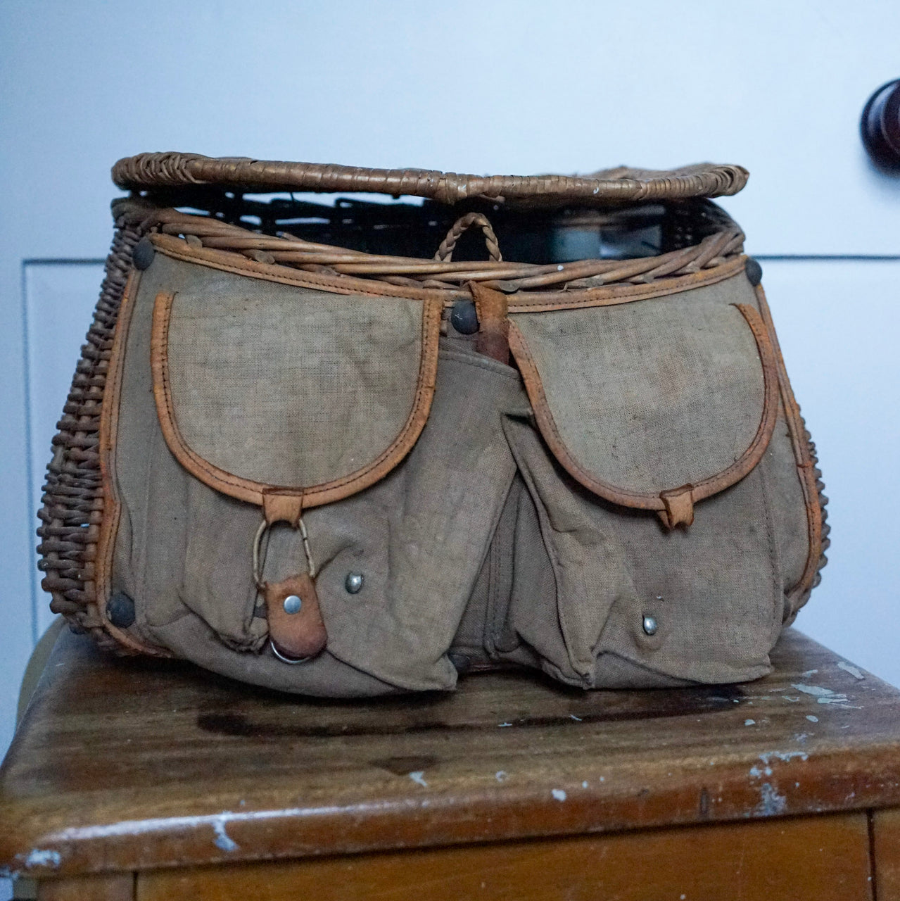 French Fly Fishing Basket