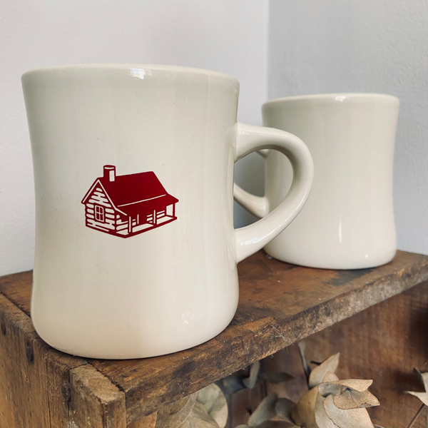 ‘Log Cabin’ 9oz Diner Mug