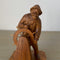 Hand Carved Wooden Fisherman