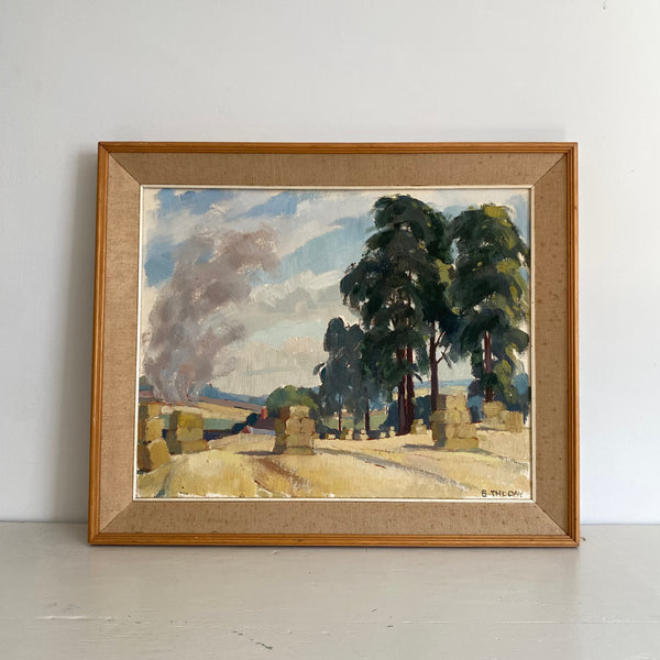 Stunning Signed Oil Landscape - Signed Betty Thoday