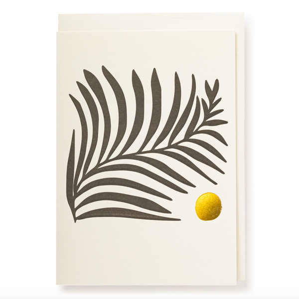 'White Fern' Small Note Card