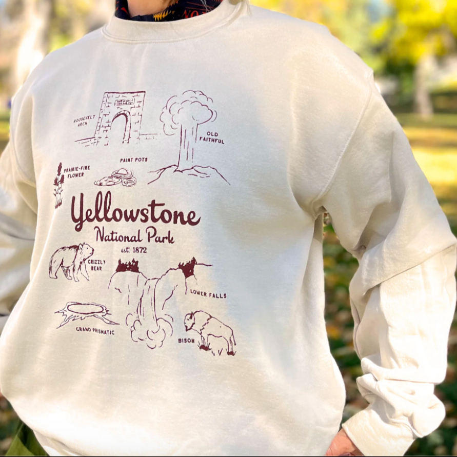 Yellowstone National Park Sweatshirt