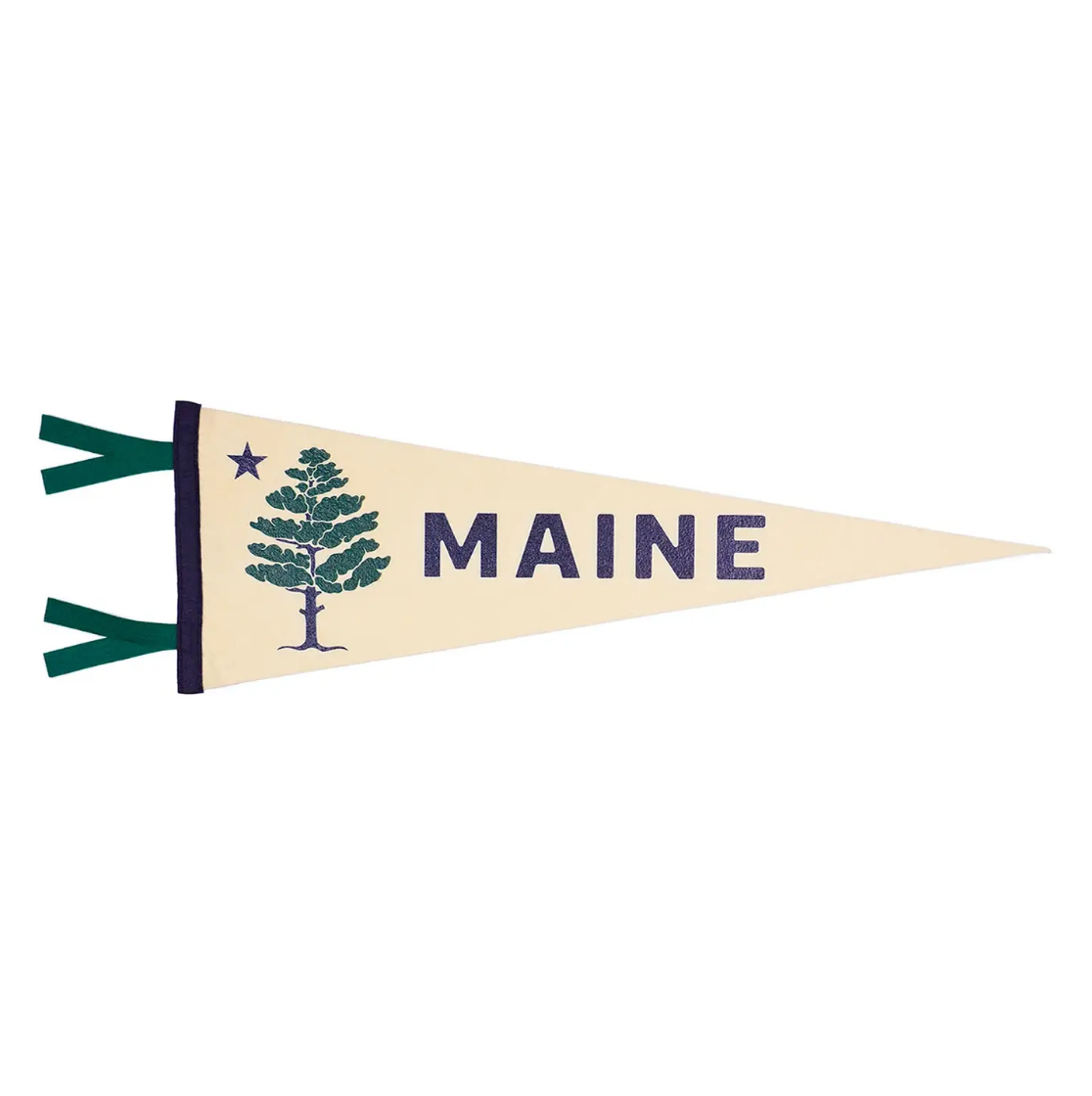 'Maine' Felt Pennant