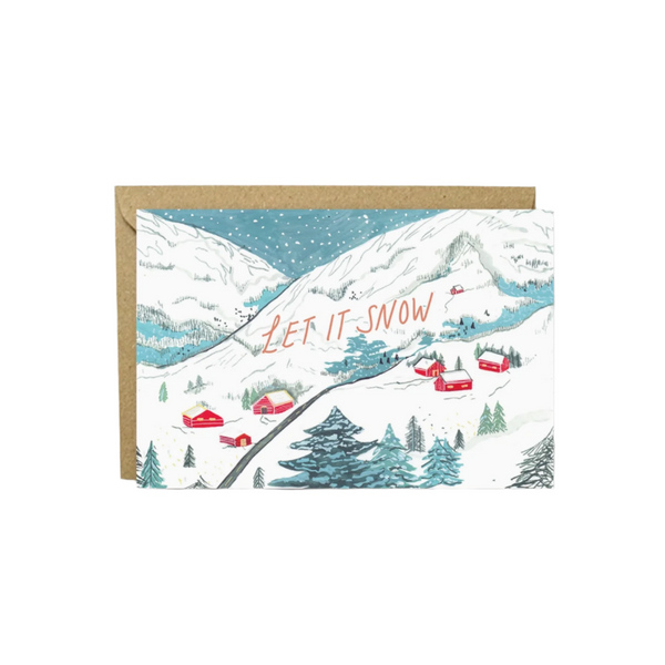 Let It Snow Christmas Card