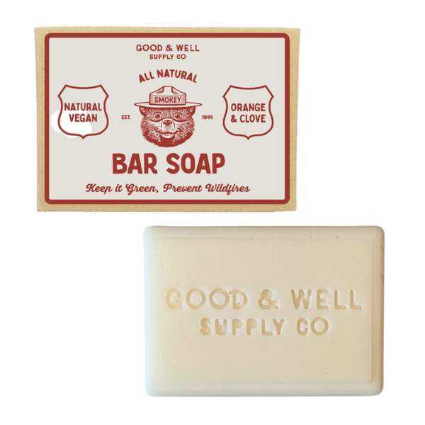 Smokey Bear Bar Soap - Orange & Clove