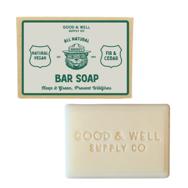 Smokey Bear Bar Soap - Fir & Cedar