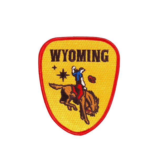 Wyoming Embroidered Patch