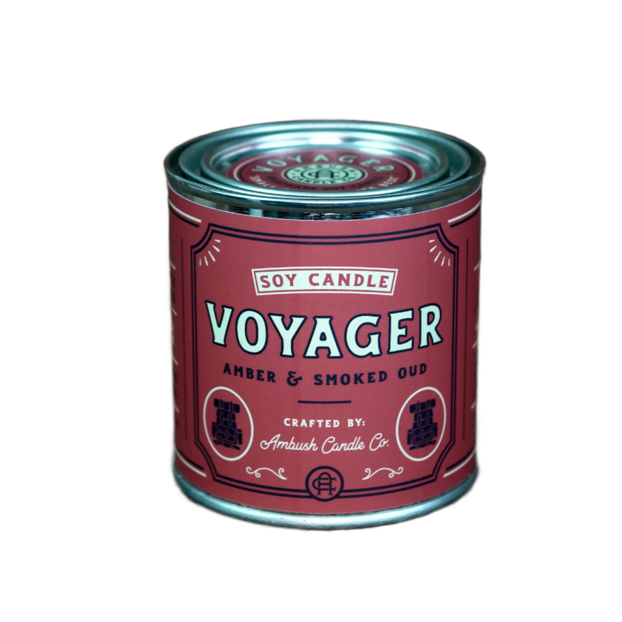 Voyager - Amber & Smoked Oud Soy Candle