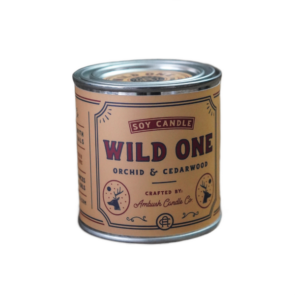 Wild One  - Orchid + Cedarwood Soy Candle