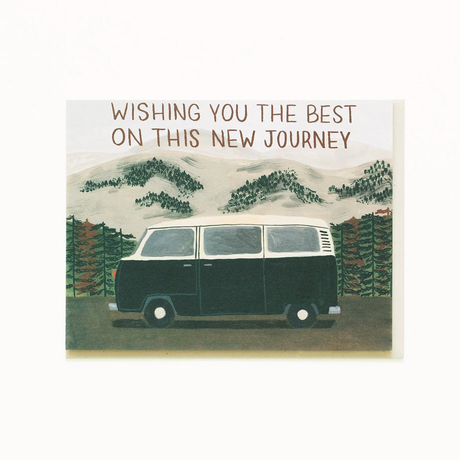 'New Journey' Greetings Card