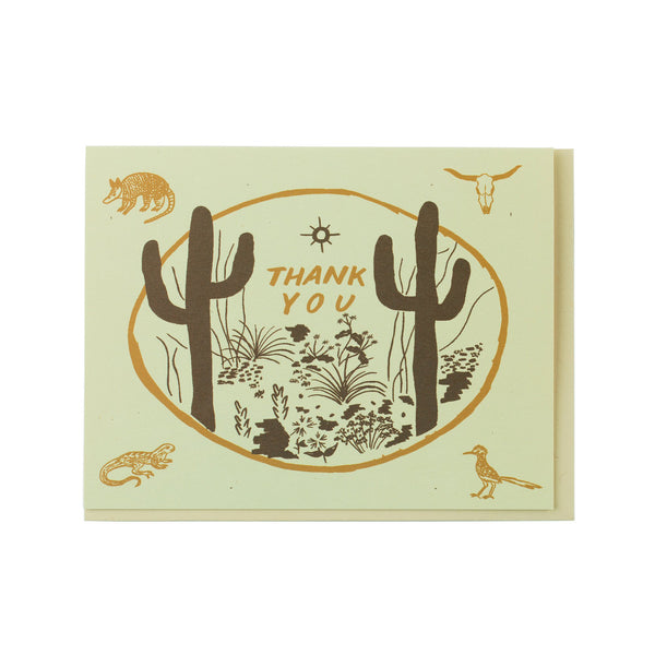 Sonoran 'Thank You' Greetings Card