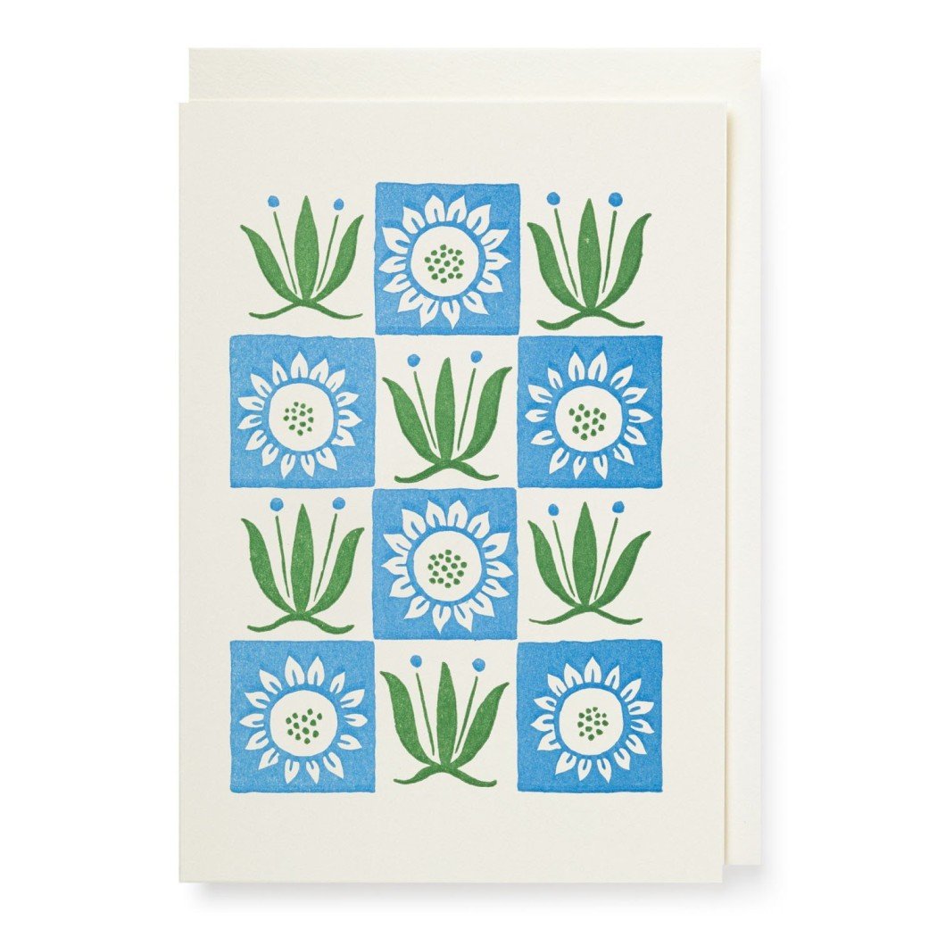 'Floral Pattern' Small Note Card