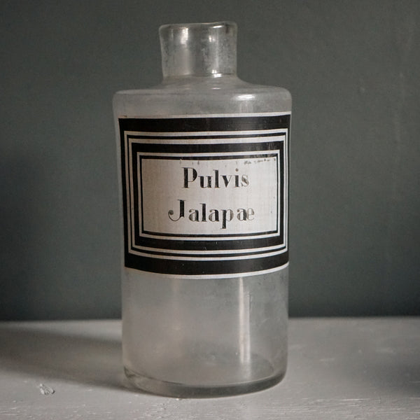 Antique Pulvis Jalapæ Apothecary Bottle