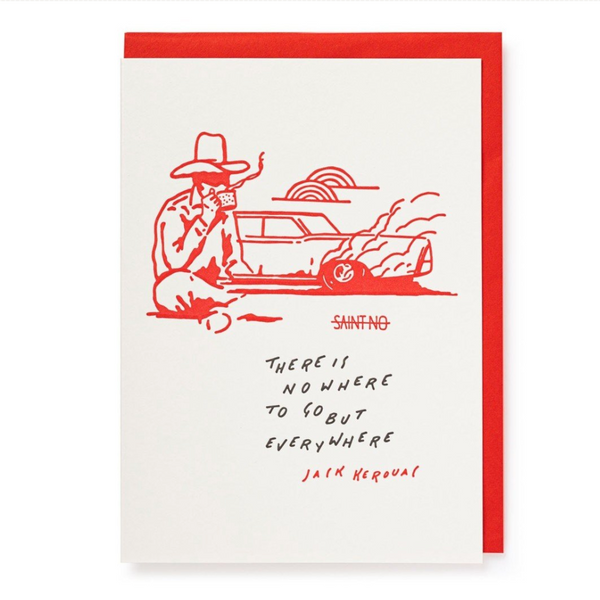 'Nowhere to go' Greetings Card