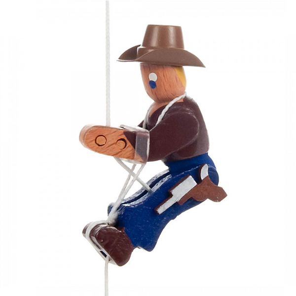 Wooden Cowboy Climber Toy