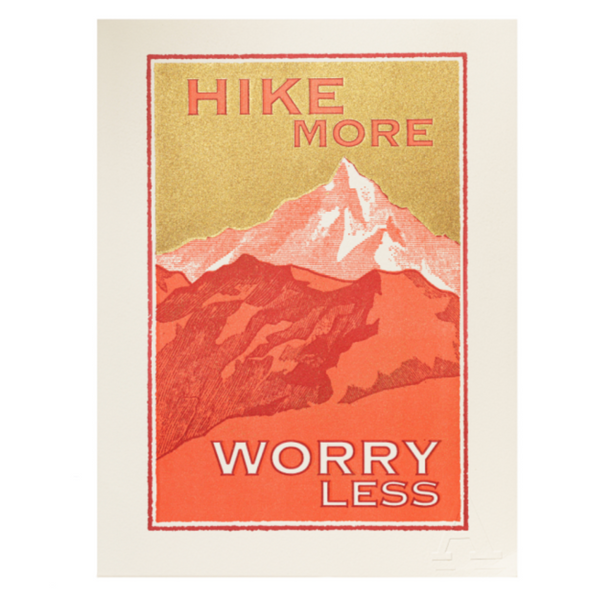 'Hike More' Print