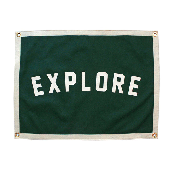'Explore' Camp Flag
